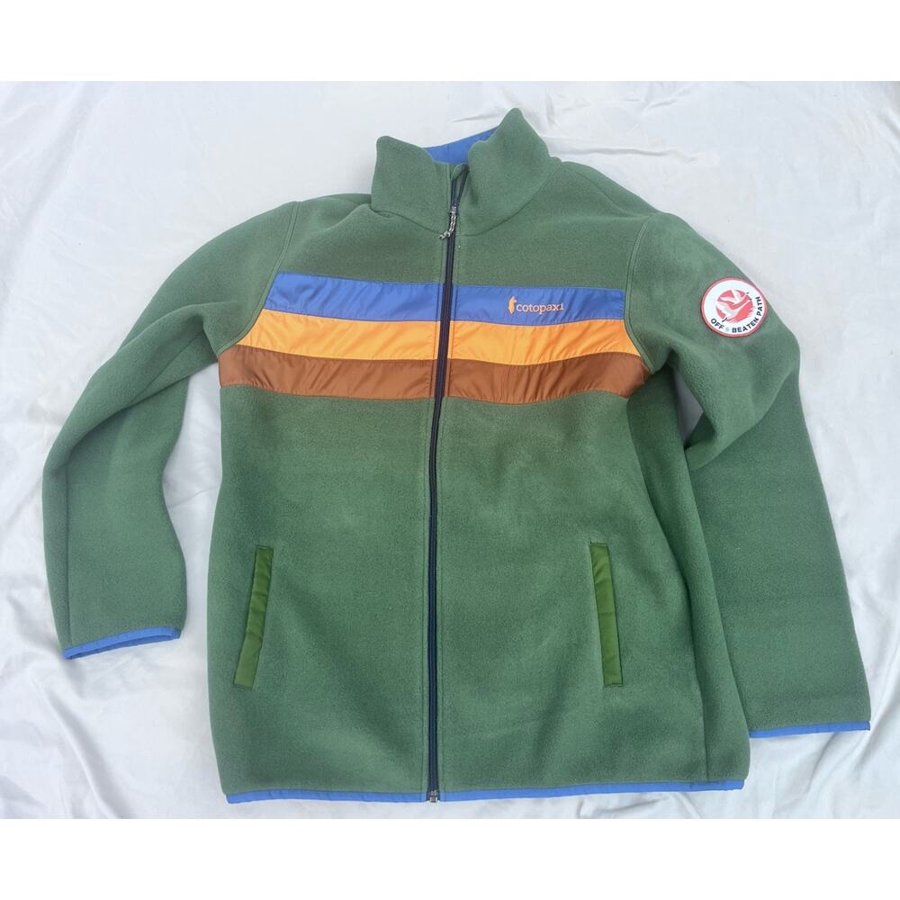 Cotopaxi Full Zip Fleece Mens MXL Green Off The Beaten Path.